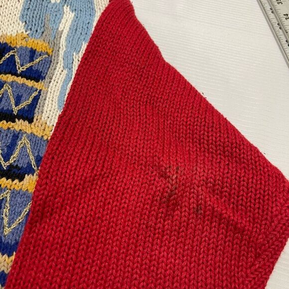 Tiara International VTG Toy Store Red Christmas Sweater Size Large - Picture 6 of 9